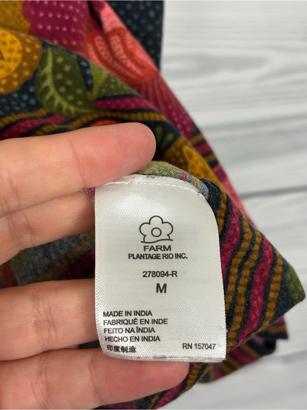 FARM Rio for Anthropologie Satin Slip Midi Skirt size medium - Picture 4 of 9